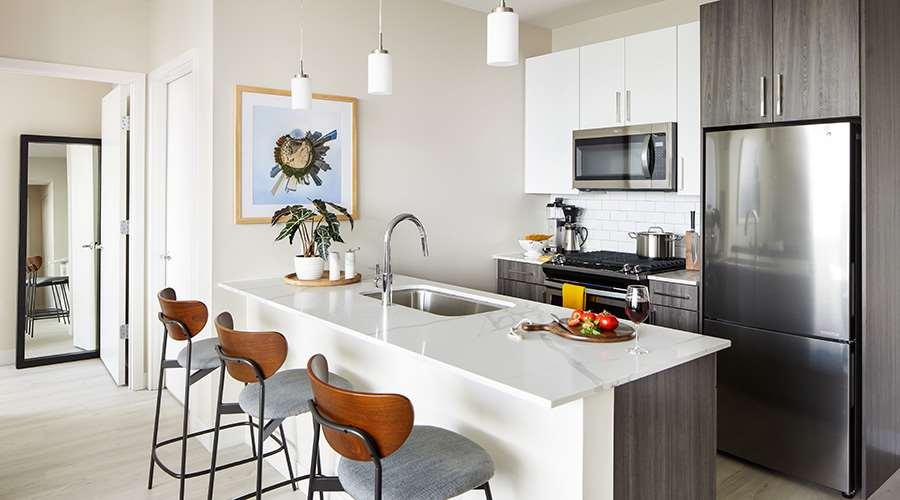 Sentral Michigan Avenue Aparthotel ชิคาโก ภายนอก รูปภาพ Kitchen