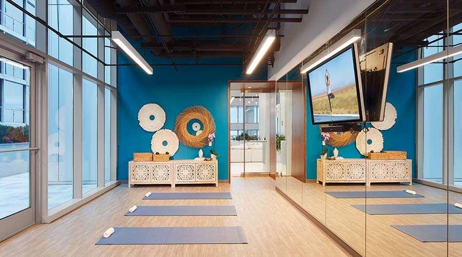 Sentral Michigan Avenue Aparthotel ชิคาโก สิ่งอำนวยความสะดวก รูปภาพ The yoga studio at the 1000M building