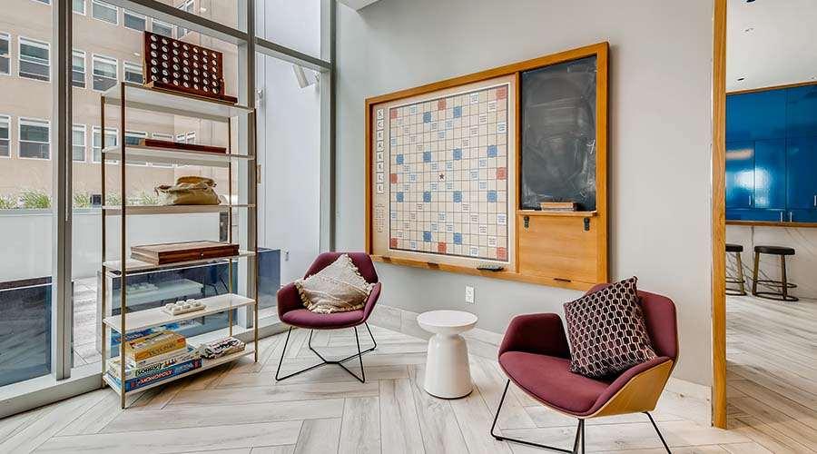 Sentral Michigan Avenue Aparthotel ชิคาโก ร้านอาหาร รูปภาพ The game of Life