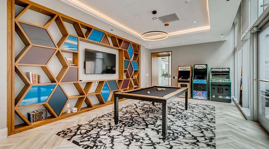 Sentral Michigan Avenue Aparthotel ชิคาโก สิ่งอำนวยความสะดวก รูปภาพ The game room